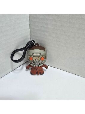 Marvel Character Keychain with Orange and Brown Details